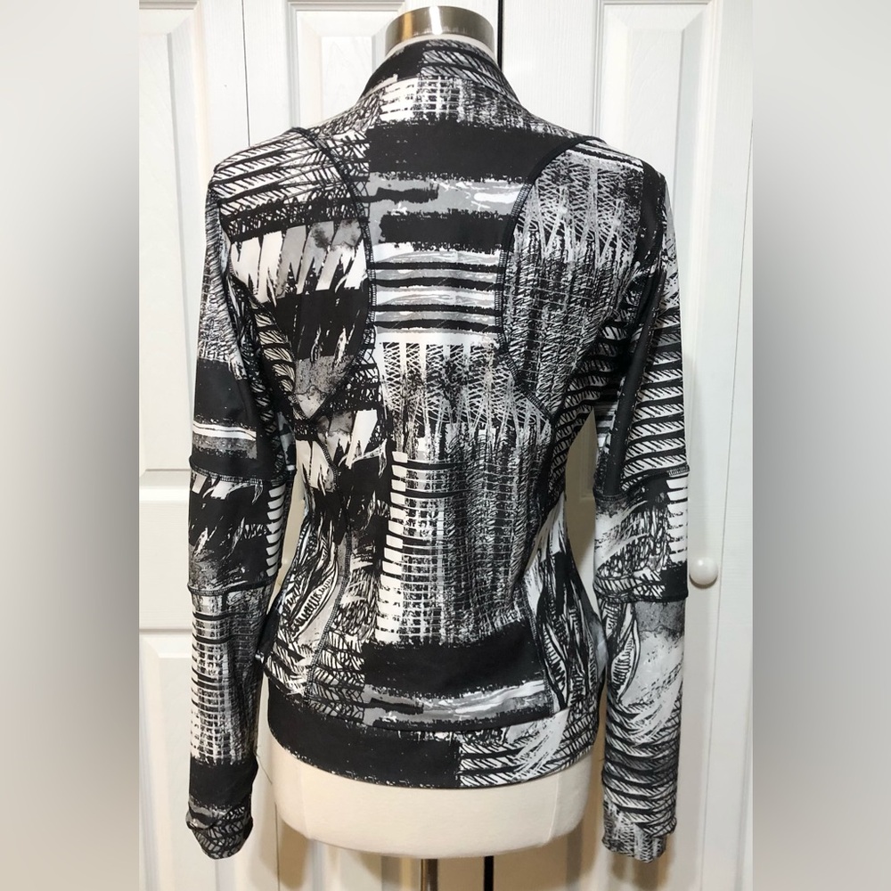 Layer 8 Performance Black & White Jacket Sz Large… - image 7